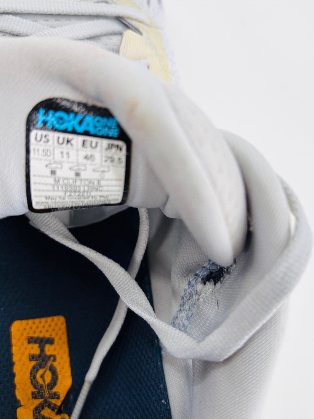Hoka One One Clifton 8 Women's Size 11.5D Eggnog Shifting Sand Shoes - Picture 7 of 7